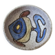 Ceramic zoomorphic ashtray Fish in the spirit of The Argonauts Bonnet
