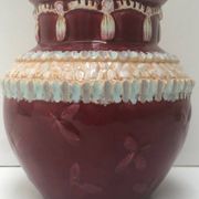 Vase en céramique bulbous d'Ernest d’Hossche