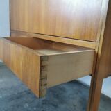 Vintage storage cabinet from the 60s, walnut.