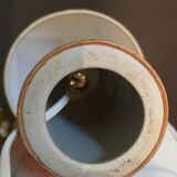 Corep wicker and ceramic table lamp