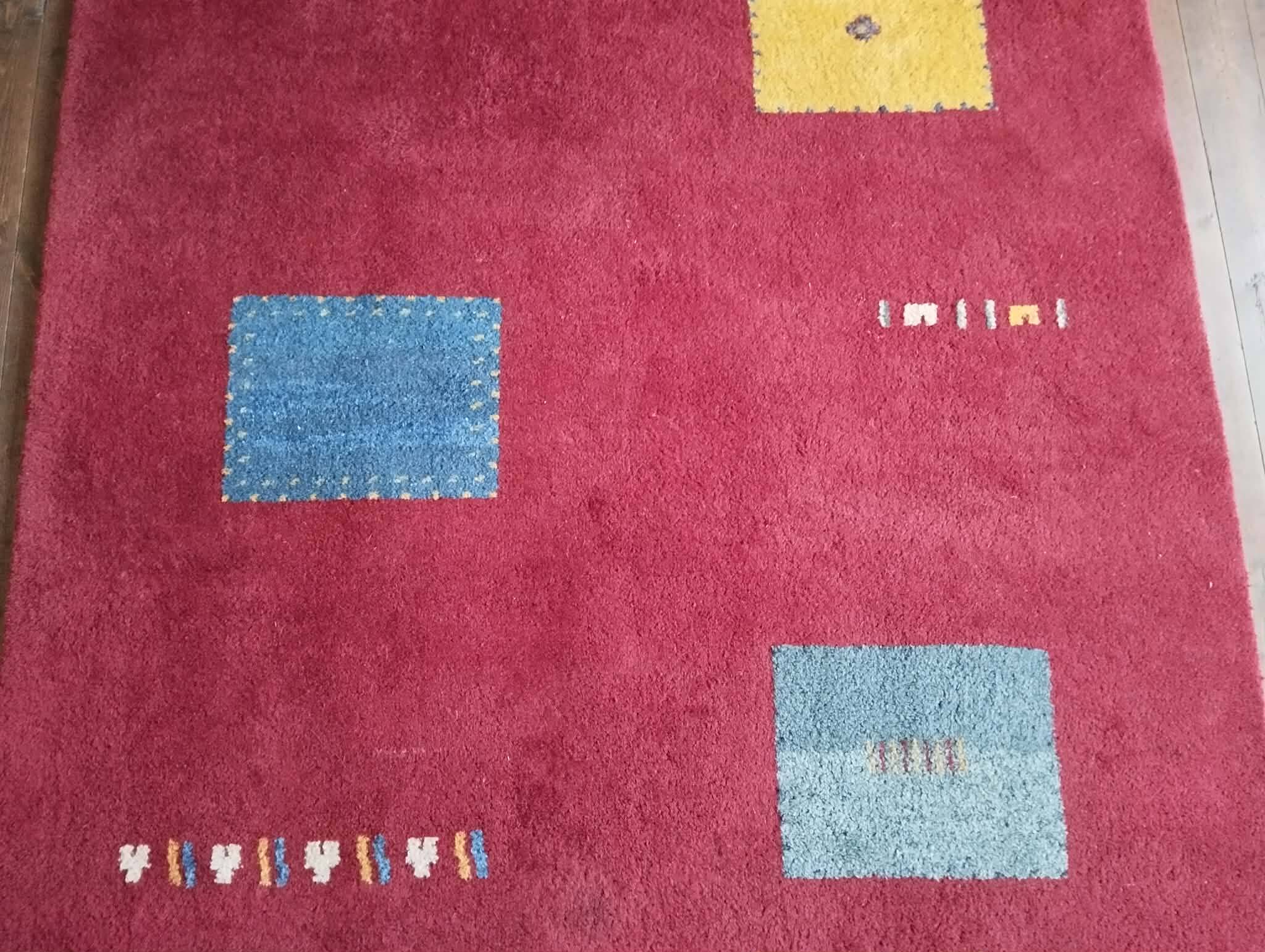 Handmade Indo Gabbeh rug 243x172cm