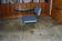 Chaise vintage ski et chrome 1950