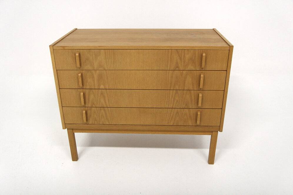 Commode scandinave en chêne, Bertil Fridhagen, Bodafors, Suède, 1960
