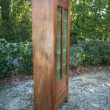 Vintage mesh cabinet in solid oak rococo period 1930