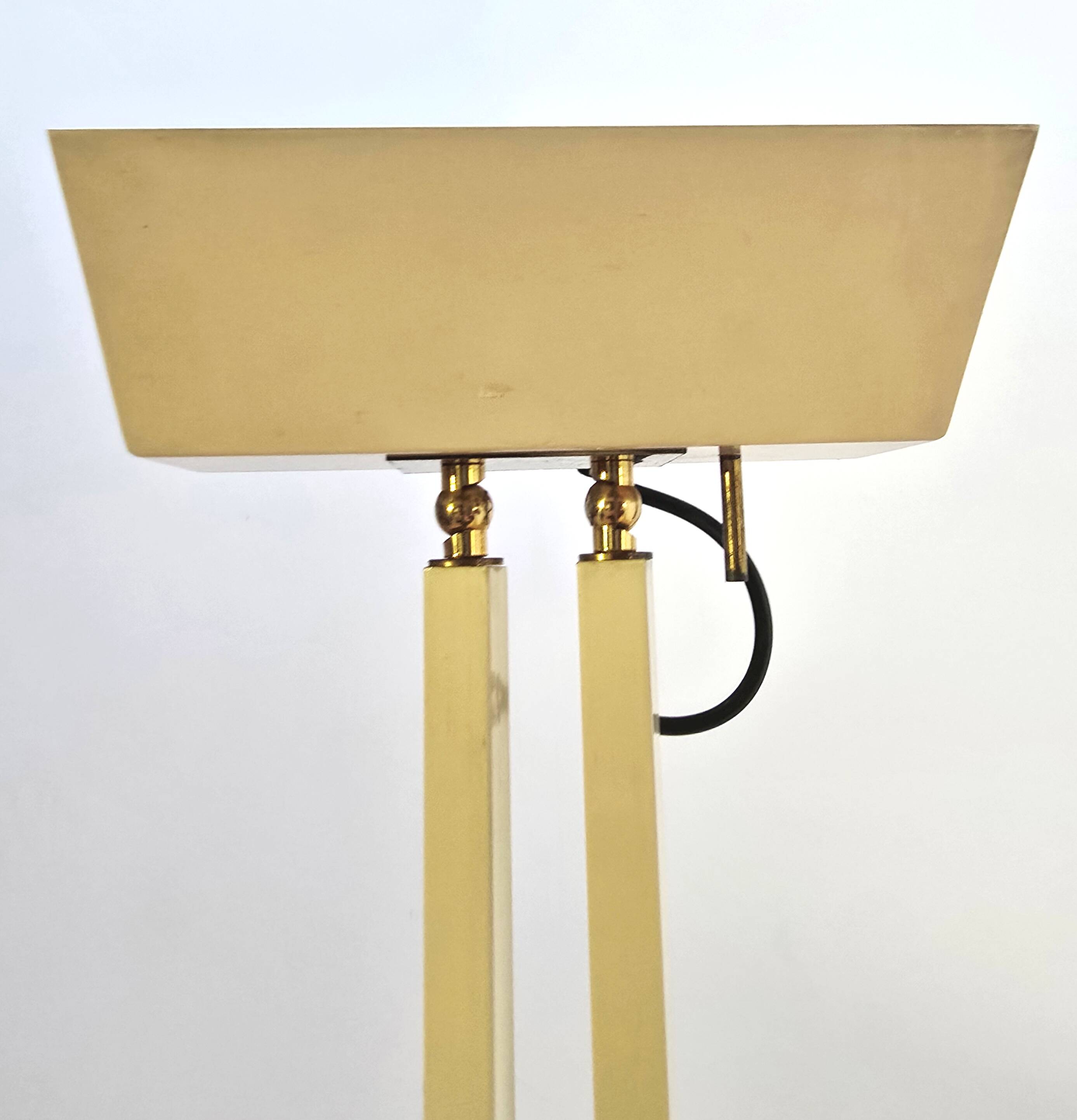 1970s brass floor lamp, Italy