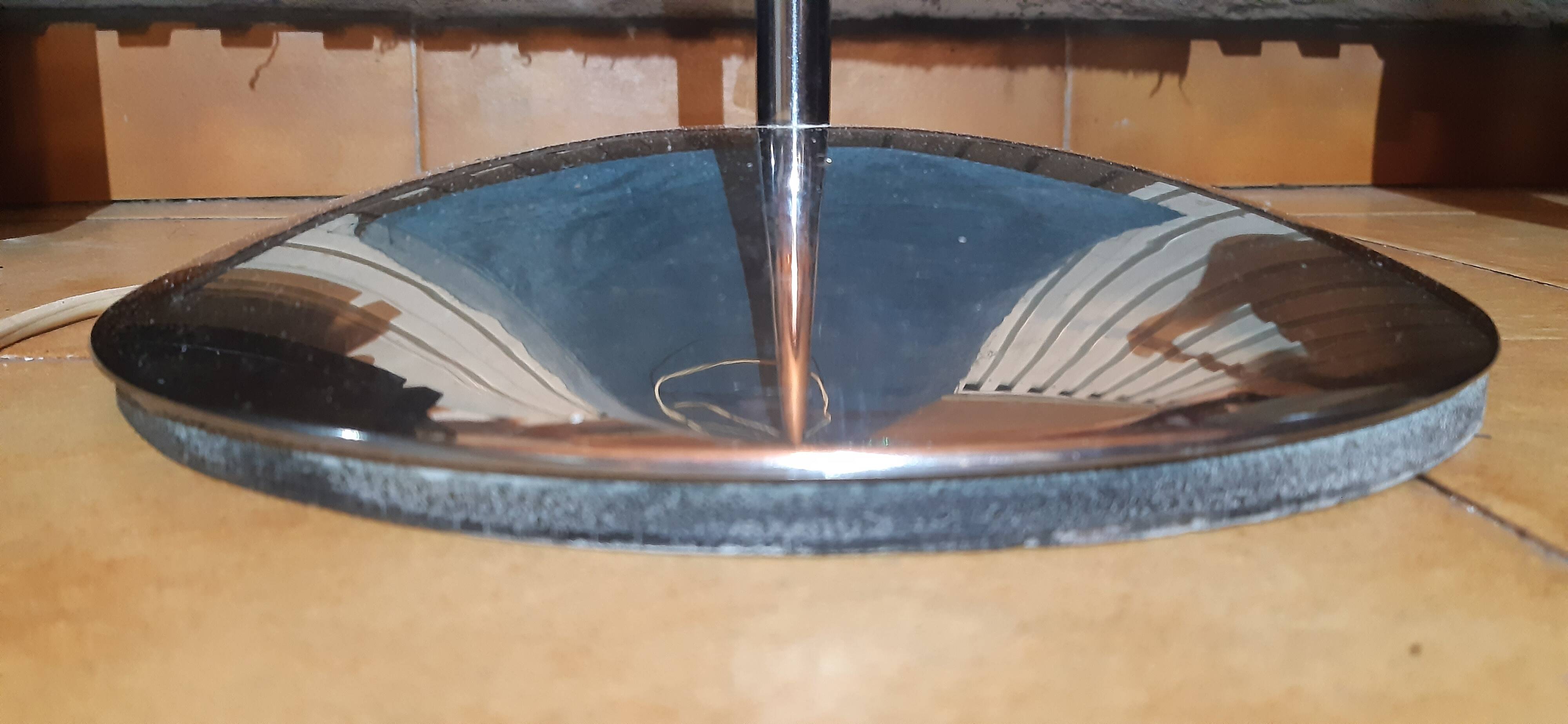 Vintage floor lamp 3 chrome spots France 1970