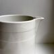 broc / pitcher Digoin Sarreguemines with striped embossed 30s-40s