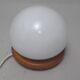 Cosmo Designs 1970s pine base globe lamp