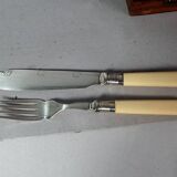 EPNS silver metal fish service, 6 people complete, good condition SB916