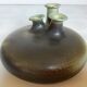 Two-tone ceramic vase flower pick