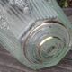 Art Deco style glass and brass pendant from the 20s/30s in water green color
