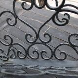Wrought iron magazine rack