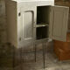 Vintage storage furniture on feet