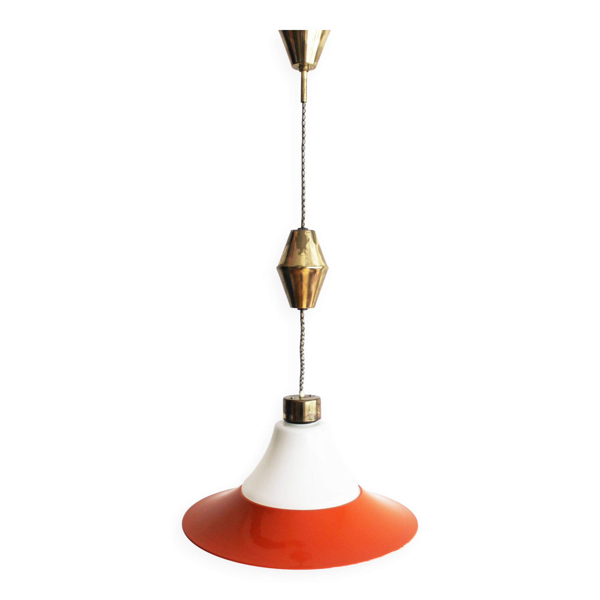 Vintage 1960s Adjustable Ceiling Lamp