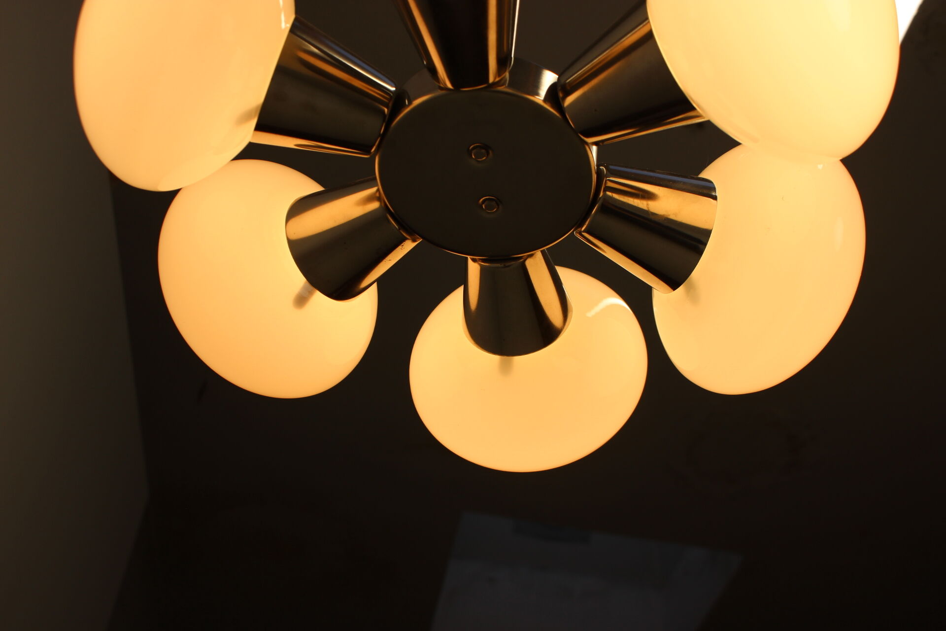 Mid-century chandelier/ Kamenický Šenov, 1970's.