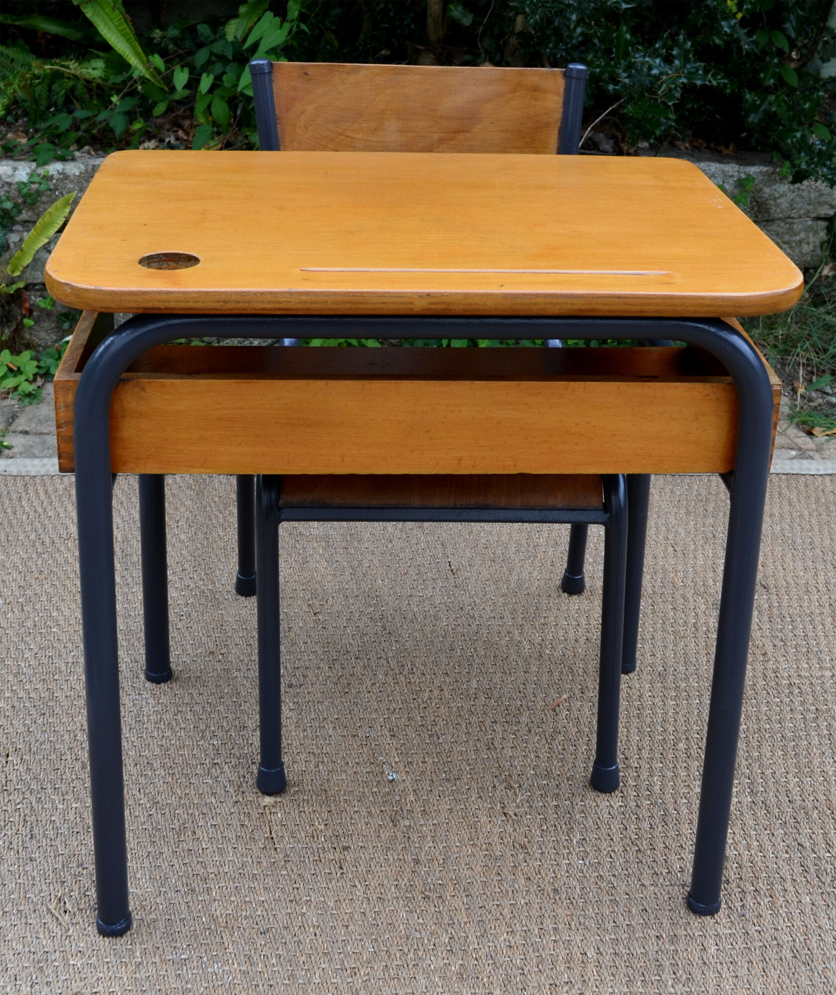 Table and chair schoolboy