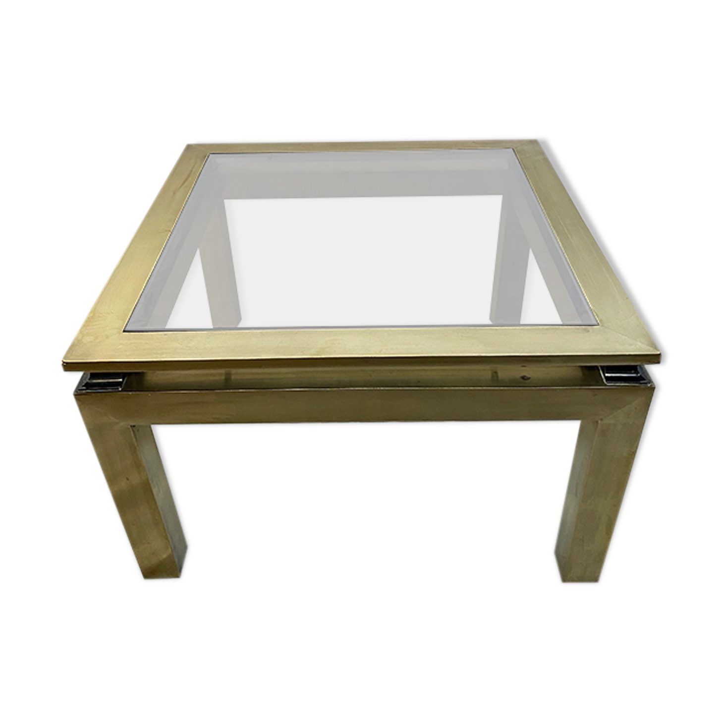 Brass coffee table "Jansen"