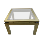 Brass coffee table "Jansen"