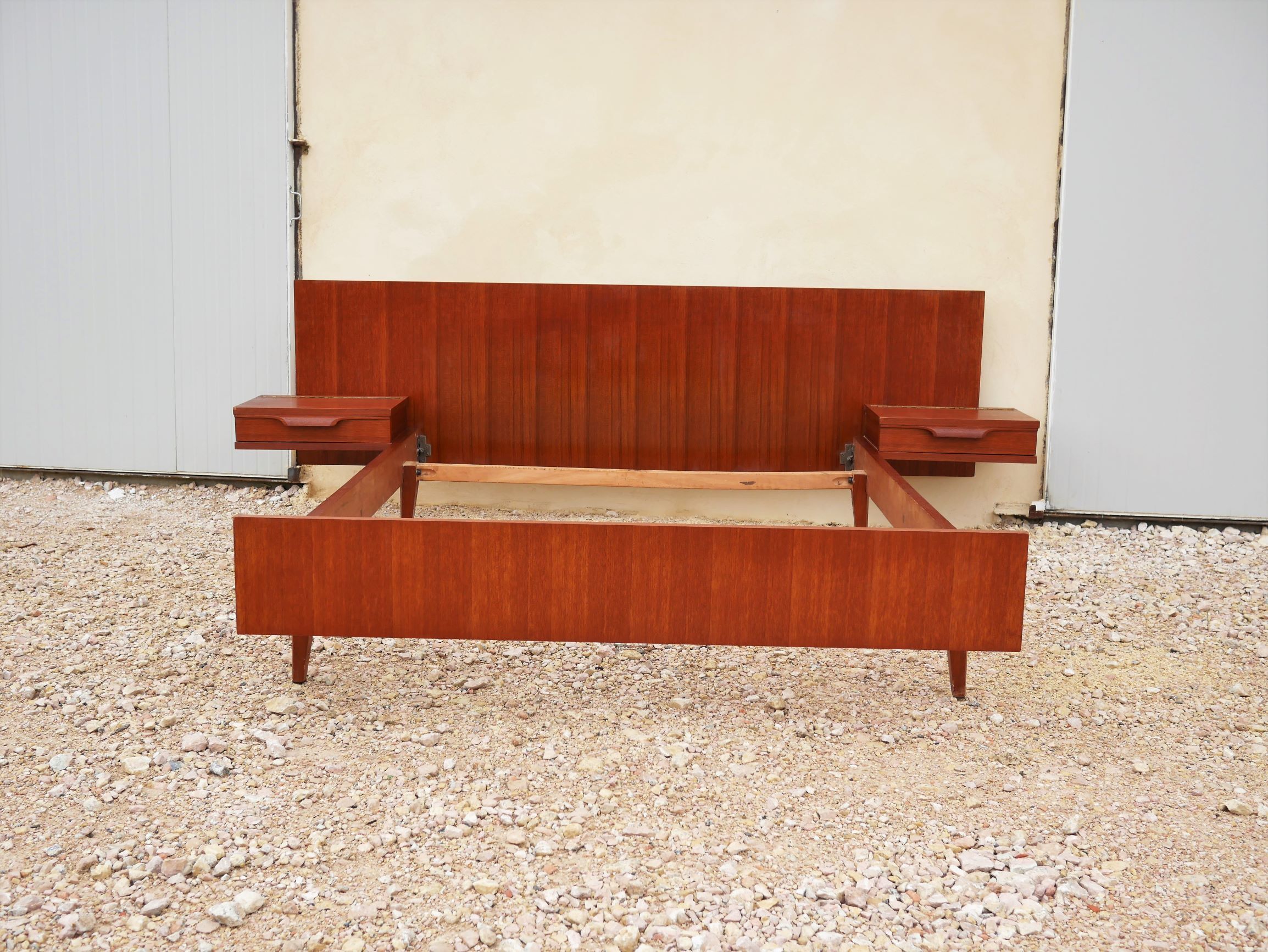 Scandinavian teak bed