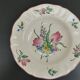 Vintage plates bouquet of tulips Lunéville Keller and Guerin