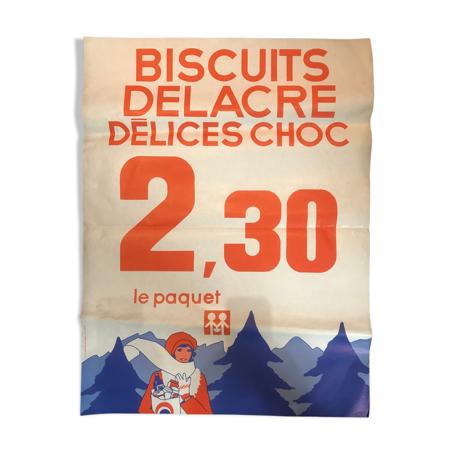 Vintage Codec Delacre advertising poster