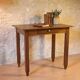 Table bureau ou table d’appoint art déco années 1930 vintage bois massif