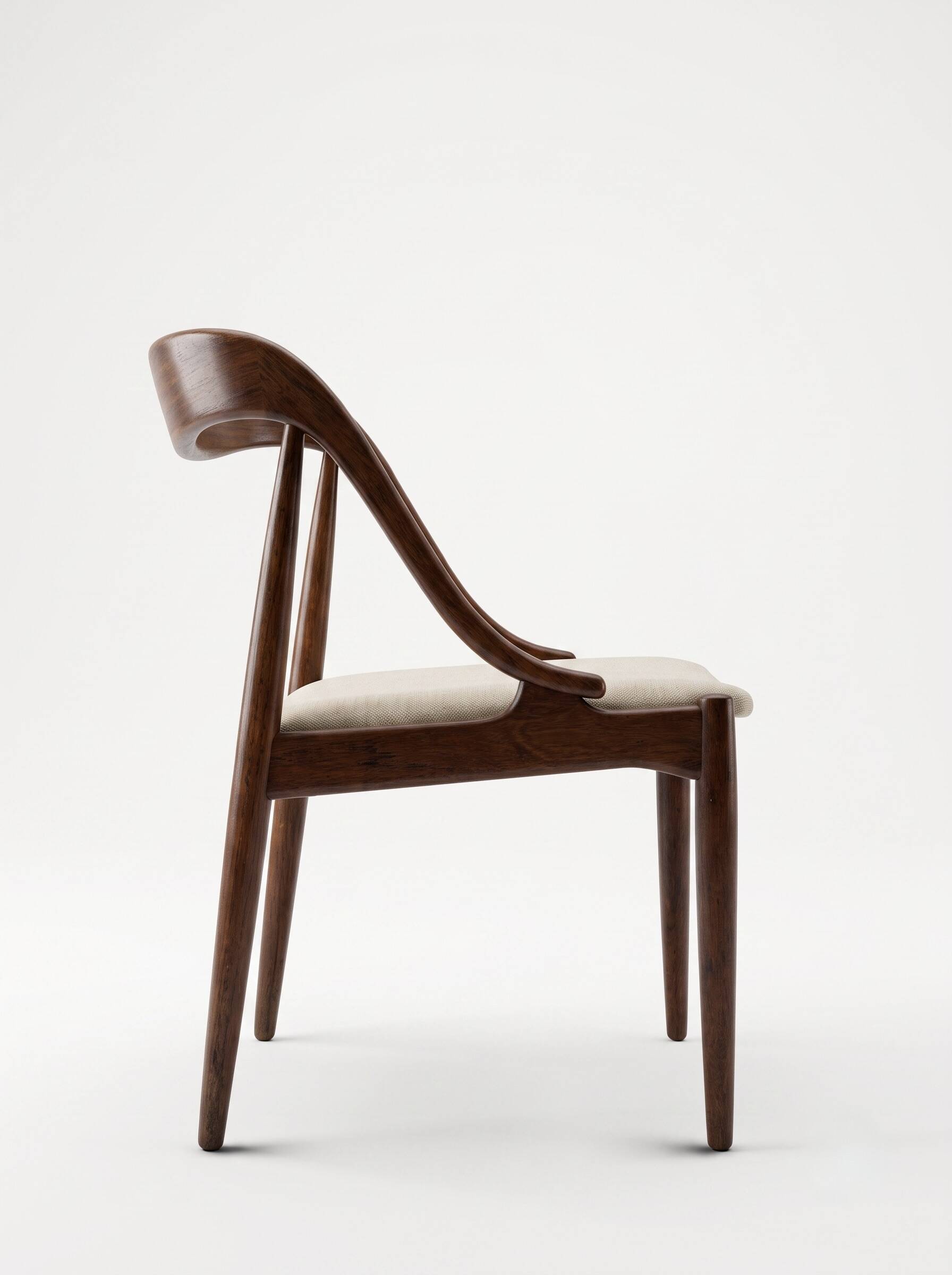 Set of 4 vintage Scandinavian chairs by Johannes Andersen - 1960