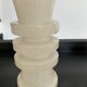 Pair of vintage alabaster candle holders