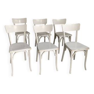 6 chaises bistrot Baumann n°54