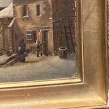 Oil on canvas framed