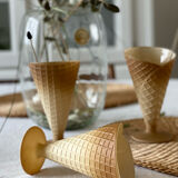 Set of 5 ice cream cups Italy 1960