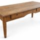 Large antique farmhouse table in solid wood – 194 cm