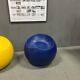 Paire de ball chairs yellow & blue