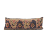 Turkish blue oversize carpet pillow