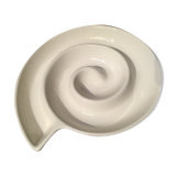 Plat en céramique forme escargot