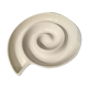 Ceramic dish snail shape