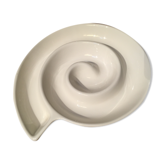 Ceramic dish snail shape