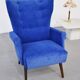 Austrian wingback armchair