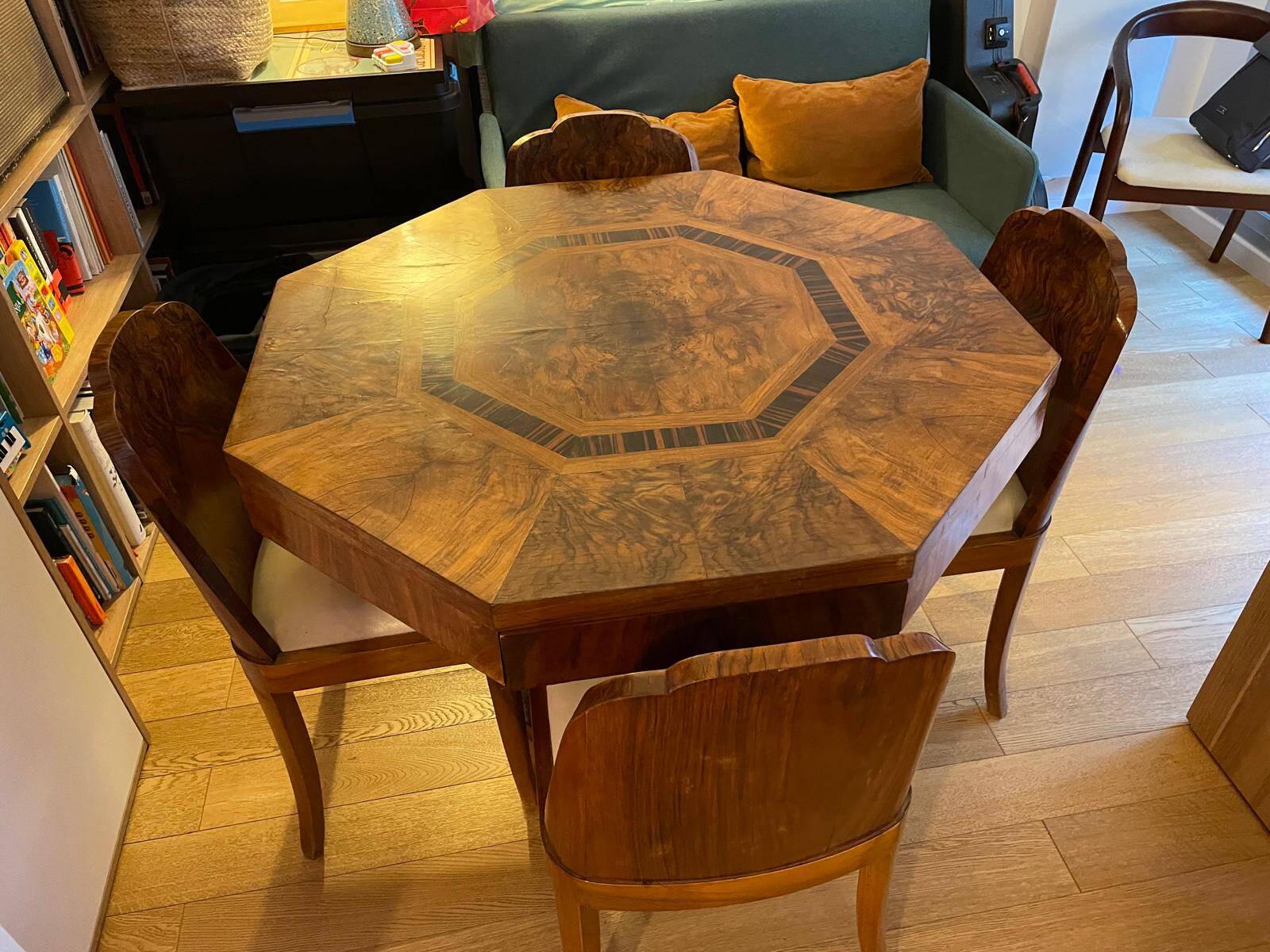 Dining table and chairs