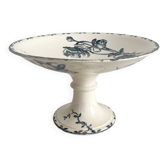 Earthenware compote "Oxford" Choisy le Roi