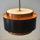 Fog & Mørup Saturn pendant lamp by Jo Hammerborg in copper & black, Danish design