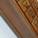 German oak drawer bank filing cabinet circa 1950