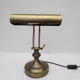 Old aged brass articulated desk lamp