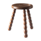 Wood tripod stool