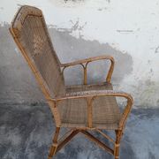 Old wicker chair