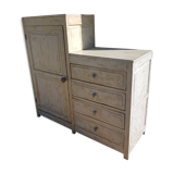 Asymmetrical vintage buffet