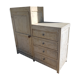 Buffet vintage asymétrique