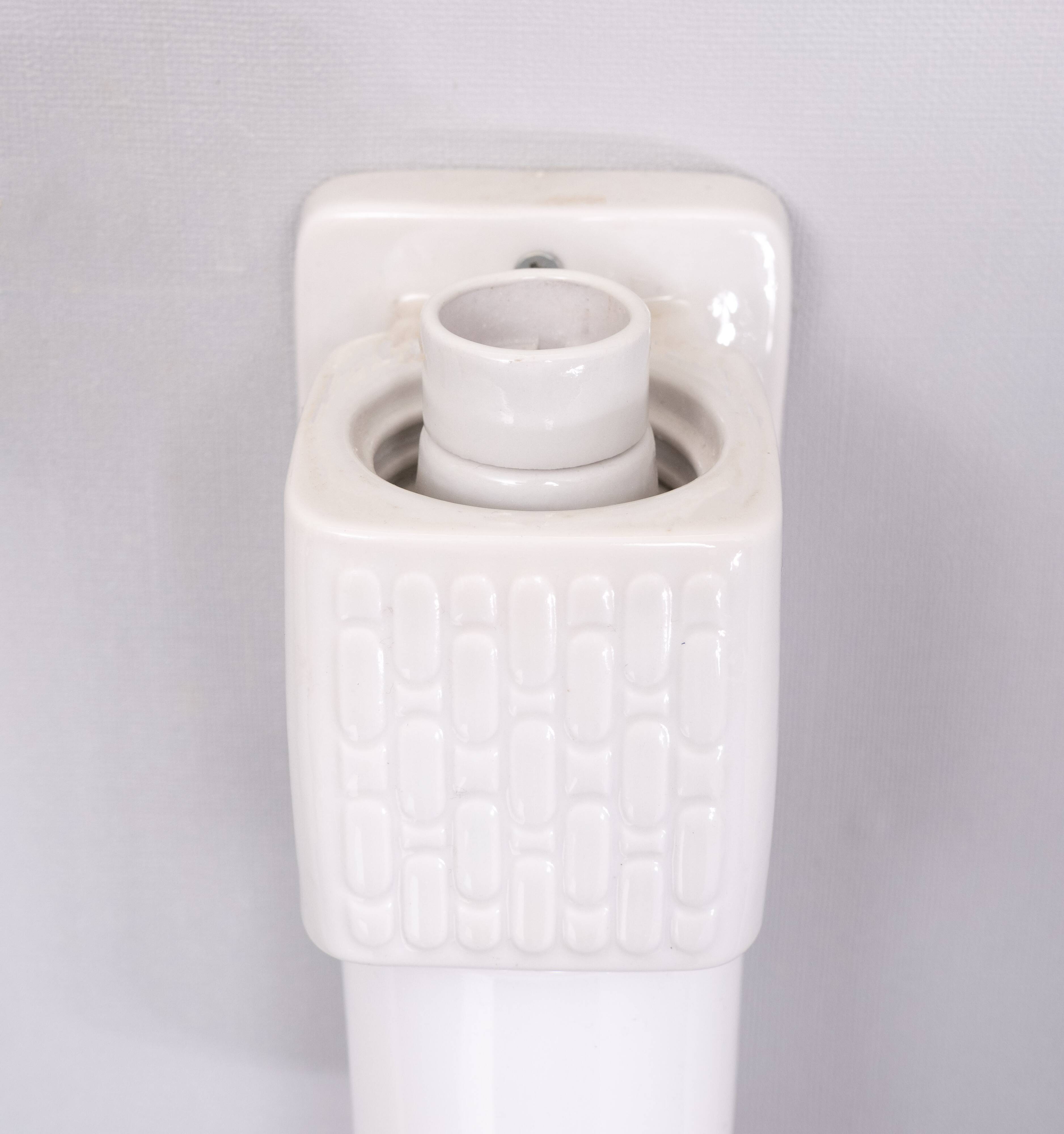 Pair wilhelm wagenfeld barhroom wall lamps 1960 germany