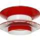 Pendant light "Trava" by Carl Thore for Granhaga Metallindustri. Sweden 1970s