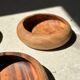 Bowl or monoxyl teak cut d:25.5